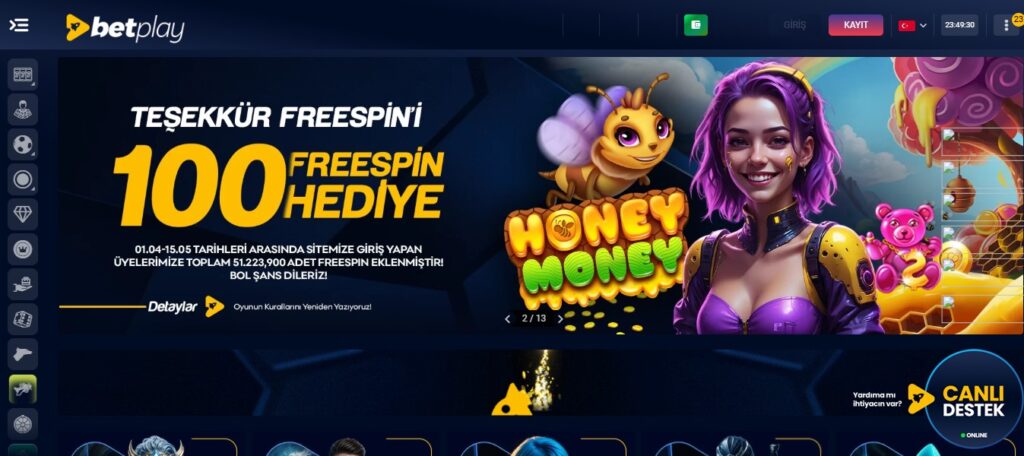 Betplay giriş